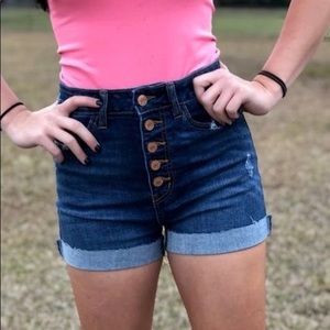 KanCan High Rise Denim Short